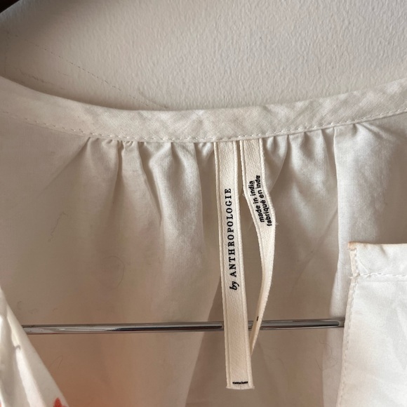 Anthropologie The Somerset Blouse Cotton with a floral print  - Small - Picture 7 of 15